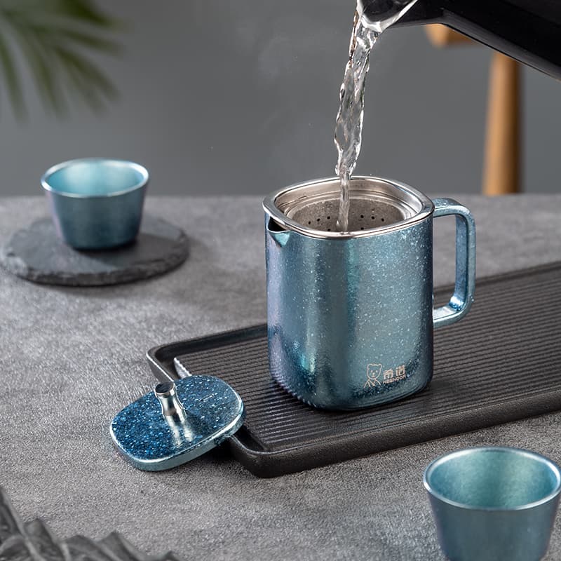 纯钛功夫茶具 纯钛功夫茶具