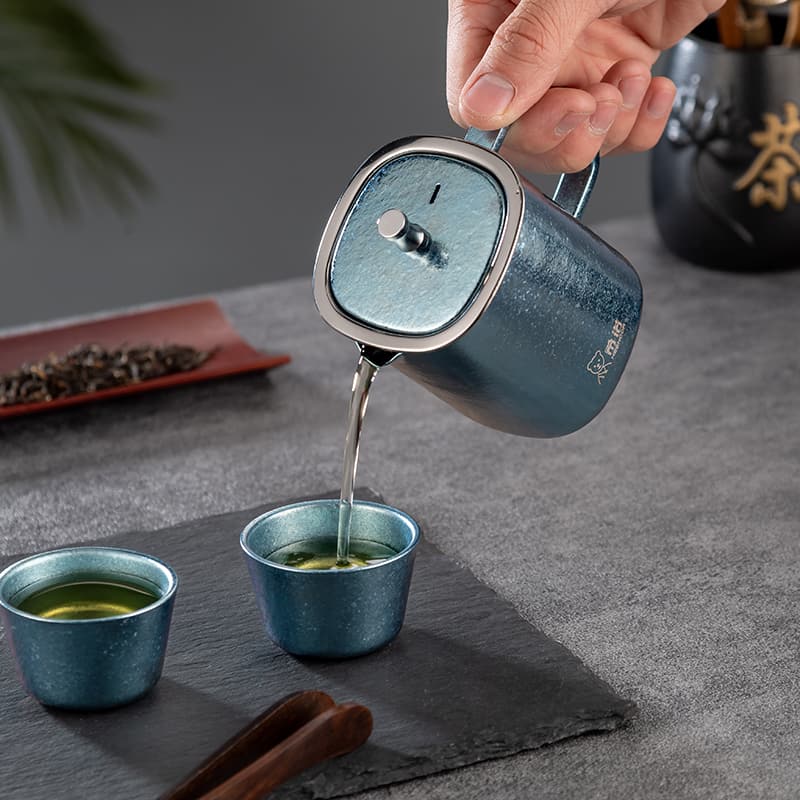 纯钛功夫茶具 纯钛功夫茶具
