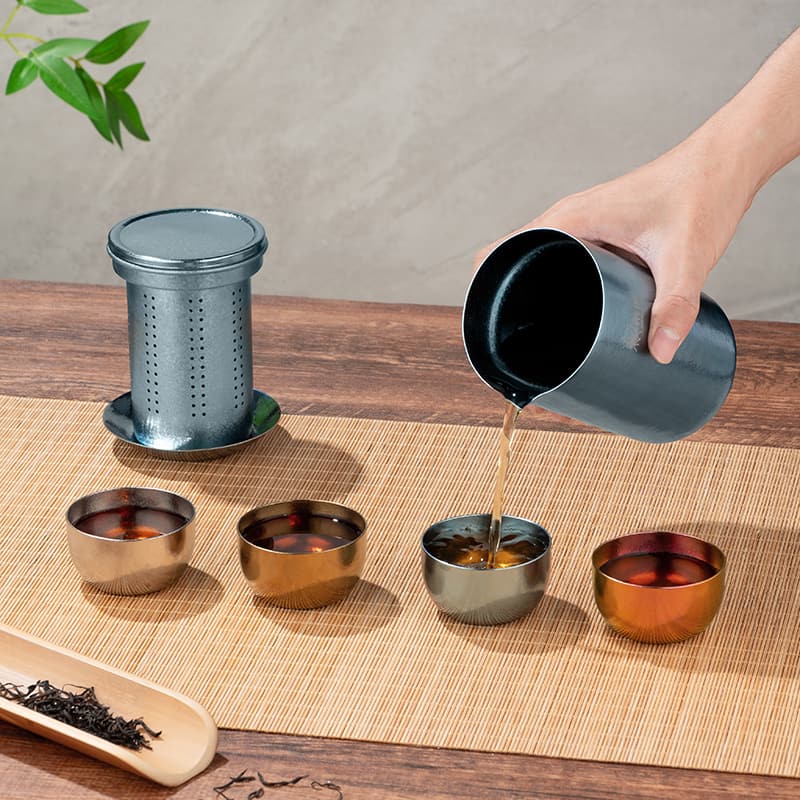 纯钛旅行茶具 纯钛旅行茶具