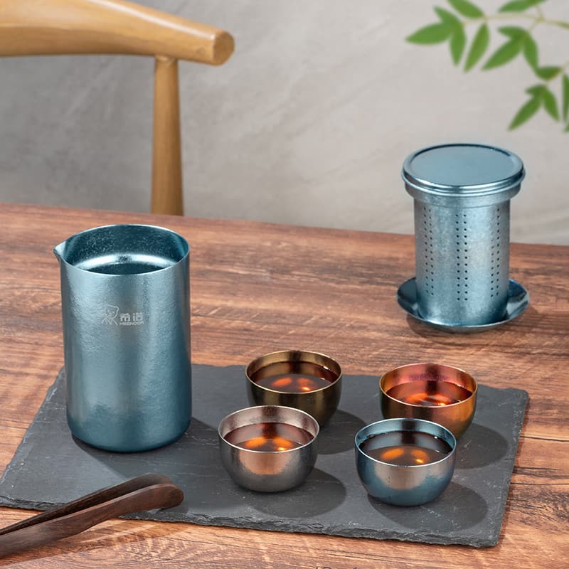 纯钛旅行茶具